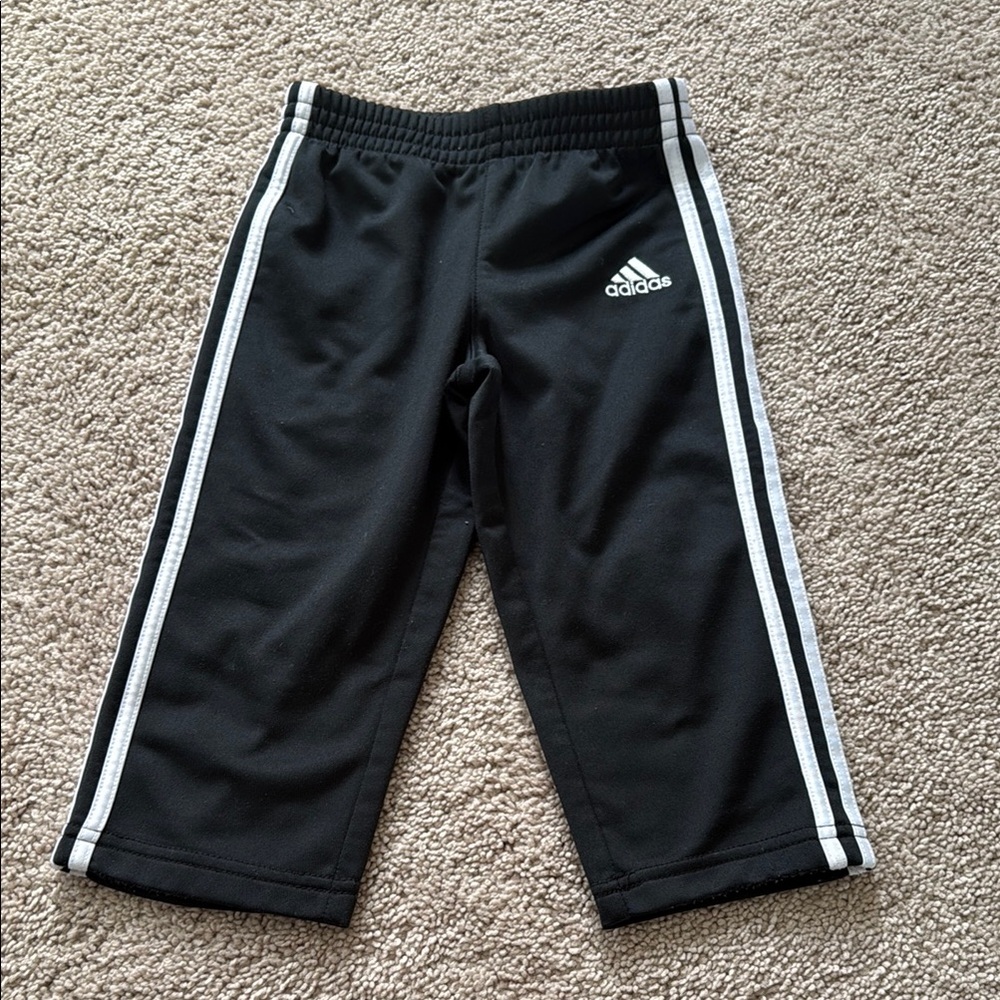 Adidas toddler 18 month Black Track Pants